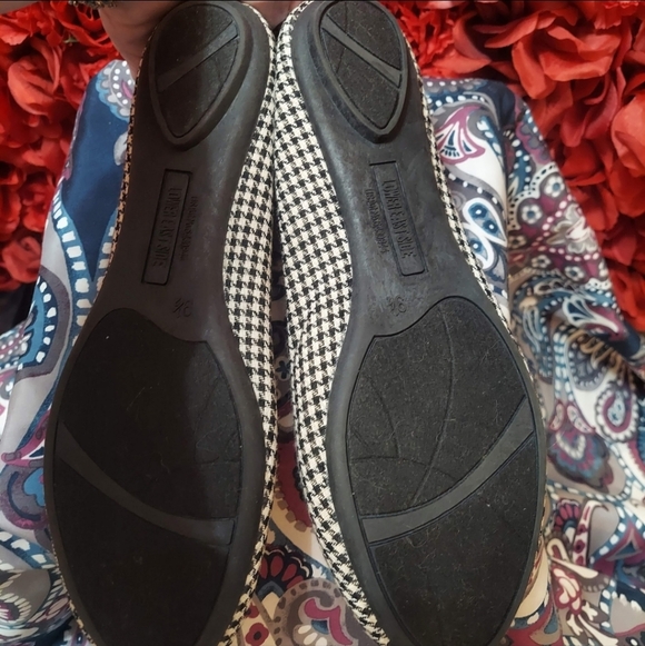 Womens NWT Size 9.5 Lower East Side Checkered Flats Black/ White - Picture 7 of 7